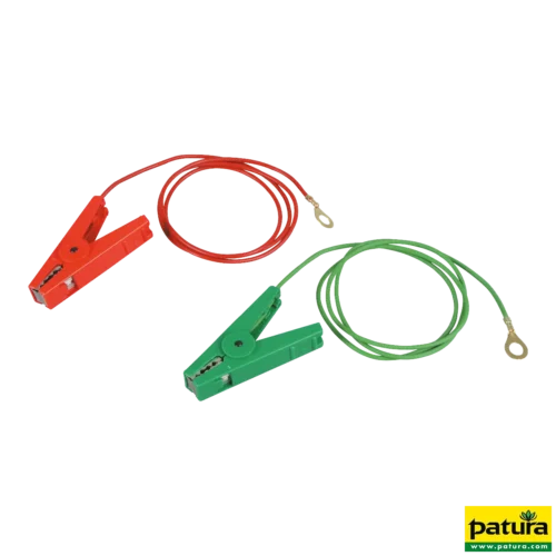 Kabelset met 2 klemmen en 8mm ogen