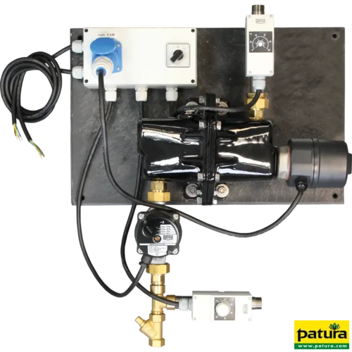 Rondpompverwarmingsysteem mod. 317 met terugloop temperatuurregeling