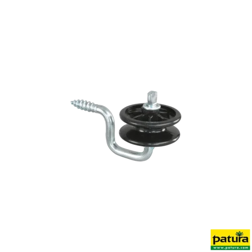 Hoekrol voor houten palen, met schroefdraad (10 stuk/pak)