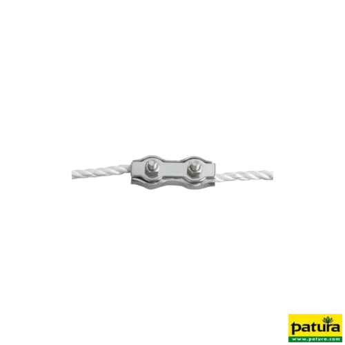 Cordverbinder r.v.s., voor cord tot 6 mm (10 stuk/pak)