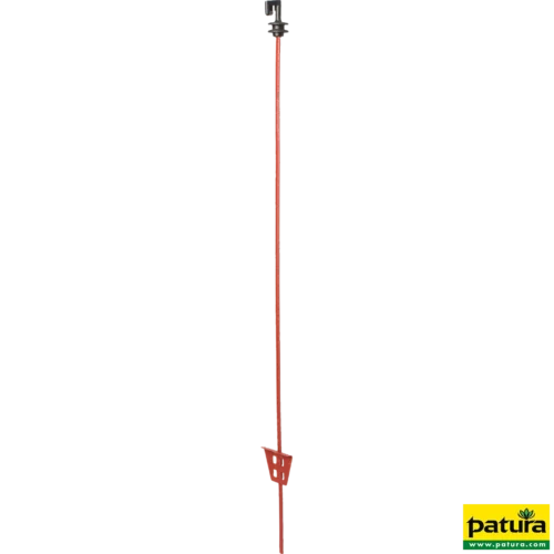 Verenstaal paal ovaal 1,00 m met kunststof oog