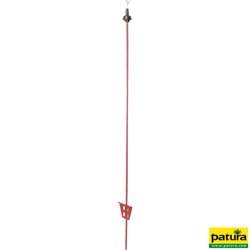 Verenstaal paal rond, met. oog 1,00m