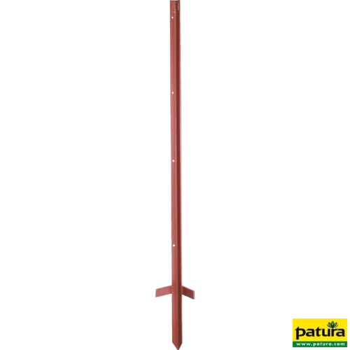 Hoekstaalpaal 2mm, gelakt, 1,15 m, met intrap (10 st.)