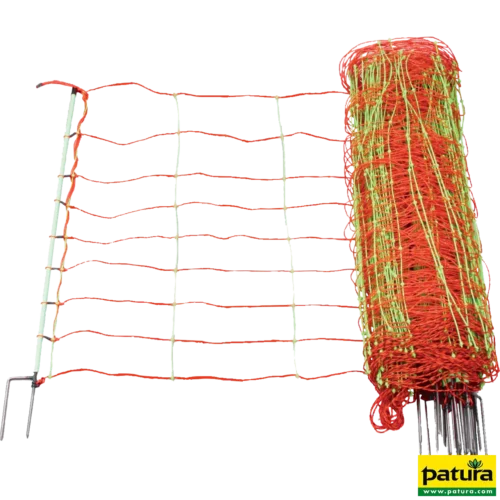 Schrikdraadnet combi 90cm, 2 punt, 50m