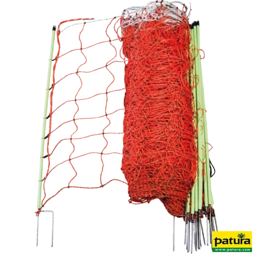 Tornado XL schrikdraadnet 90 cm hoog met dubbele punt, 50 m