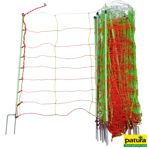 Tornado XL schrikdraadnet, combi 90 cm hoog met dubbele punt, 50m
