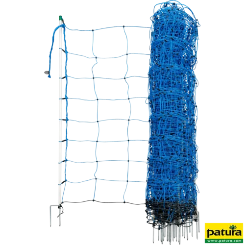 Tornado Schrikdraadnet blauw, h=108 cm met dubbele punt, 50 m