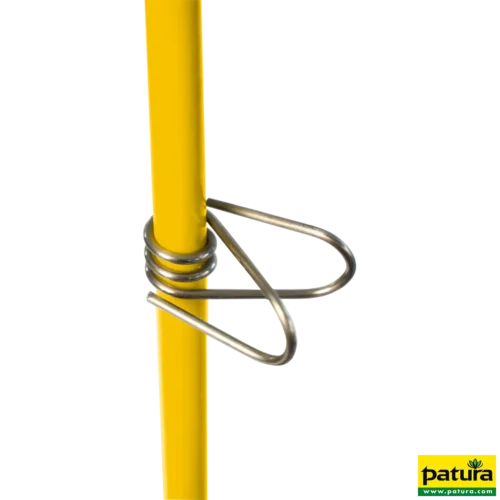 R.v.s. clip voor glasvezelpaal 10 mm (25 stuk / pak)