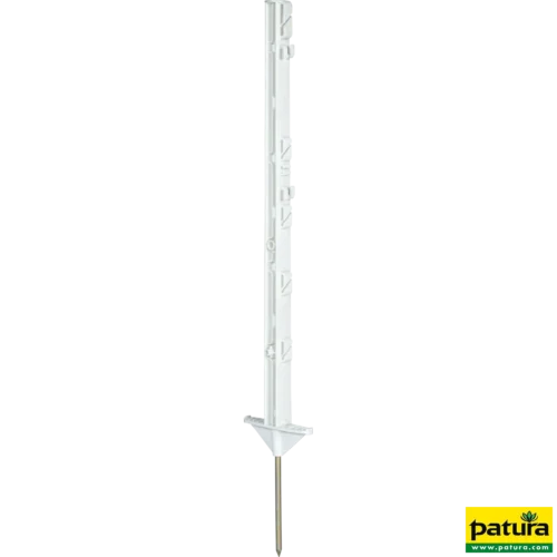 Kunststof paal 73cm, 5 draadhouders 10st