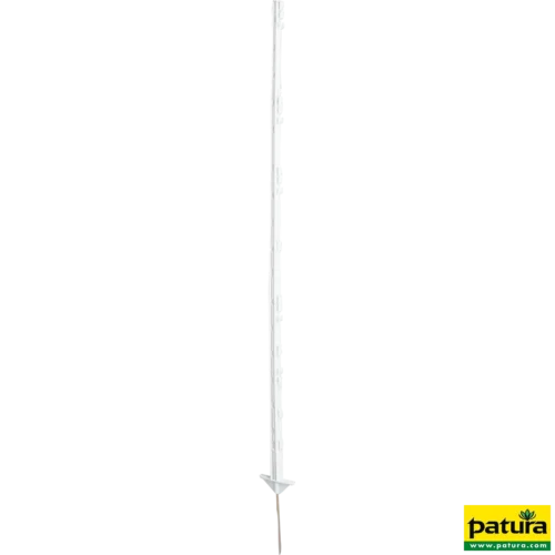 Kunststof paal 1,55m, 8 draad +  3 cord houders 10 st