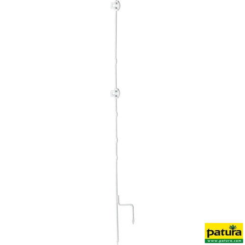 DraaiFix veerstaal paal, 1,13 m met 2 Isolatoren (10 stuk/pak)
