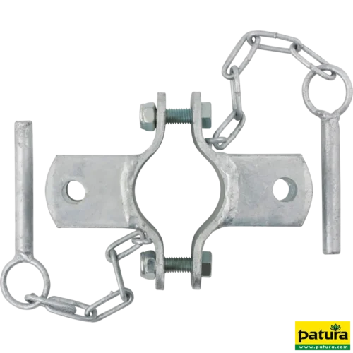 Zadelklem 60 mm  houder dubbel vz