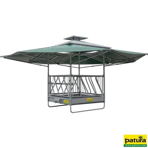 Klima-Ruif met diagonaal voerhekken