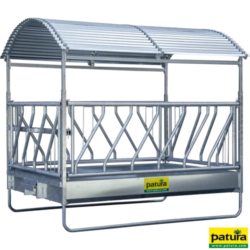 Grote balenruif, diagonaal voerhek, en dak 2,85 x 2,05 m