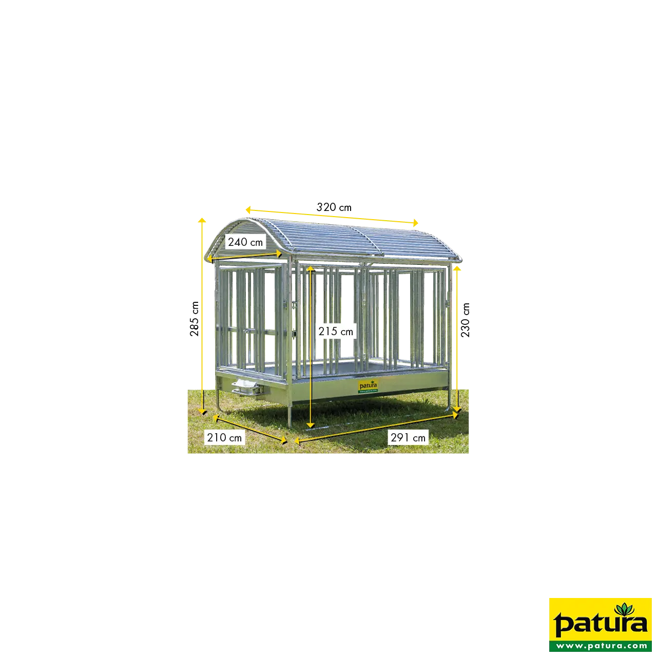 Grote balenruif, paardenvoerhek, 3x2m - Afbeelding 2