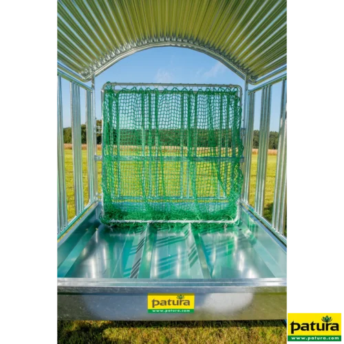 Frame voor voerbesparend net voor proffesionele vierkante ruif