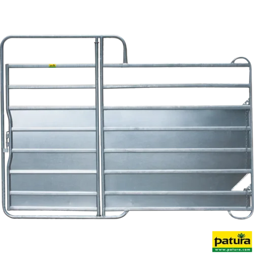 Paneel-8  Plus met Poort 3,00m, met plaatverkleding