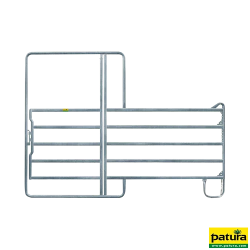 Ponypaneel met poort 3,60 m, h=2,20 m vz