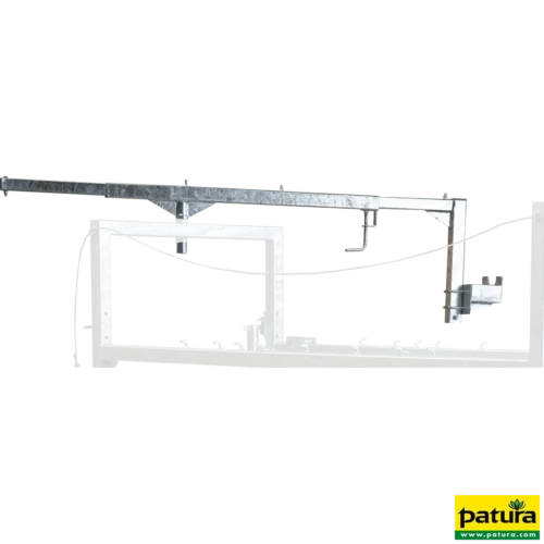 Telescopische kantelbare arm met  Felx buis en gereedschapsschakelaar