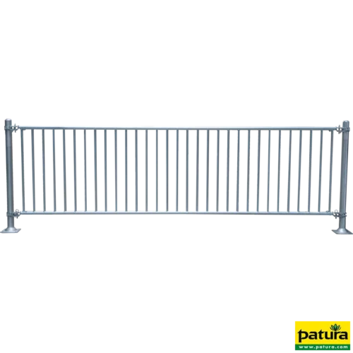 Afscheiding kalveren 5,00 m met verticale buizen