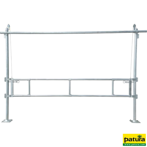 Hefdeur voor drijfgang, incl. paal