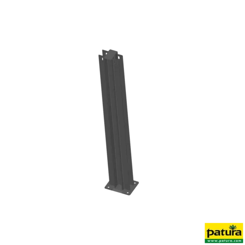 U-profiel dubbel met bodemplaat voor dubbele rijen