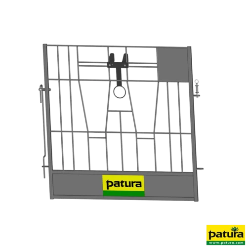 deur simpel met grendel voor PATURA kalverbox