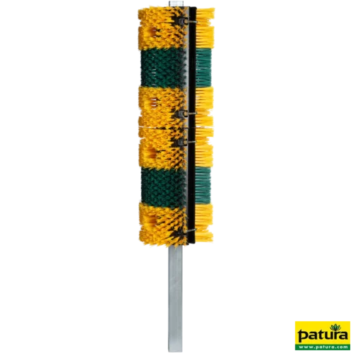 Pfahlbürste Mini 100 x 30 cm inkl. Pfosten 60x60x3 mm, Länge: 1,50 m