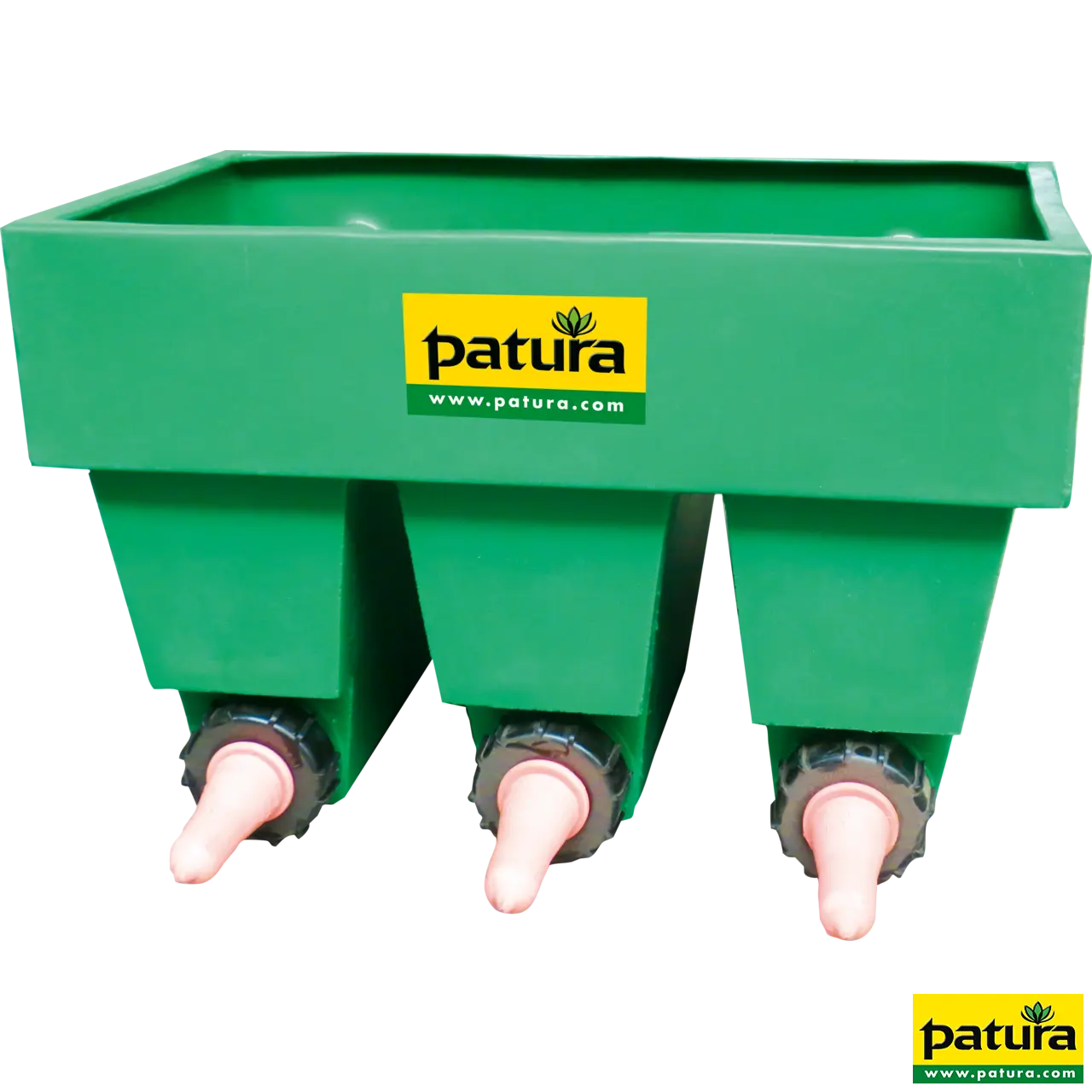 Kalverbar, 3 zuigplaatsen met vakken