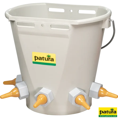 Drinkemmer voor lammeren 5 drinkplaatsen, 8 liter