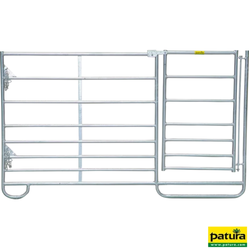 Minipaneel met poort 1,83 m, H = 1,10 m, gegalvaniseerd