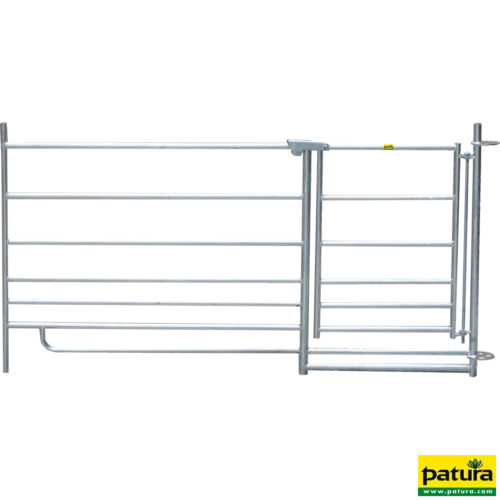 Steekfix hek met poort, B = 1,83 m