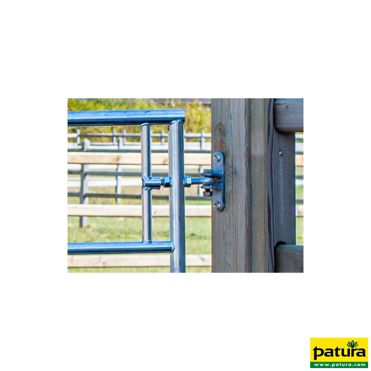 Verstelbaar Weiderasterpoort paarden 1,10m hoogte, lengte 3,00 -4,00 m, - Afbeelding 8