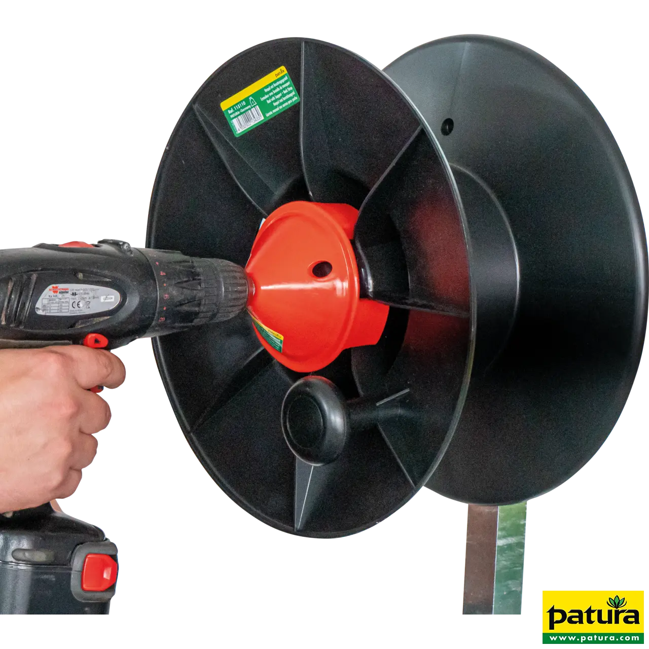 Montagepaal compact, voor max. 5 haspels (ref. 115111) - Afbeelding 3