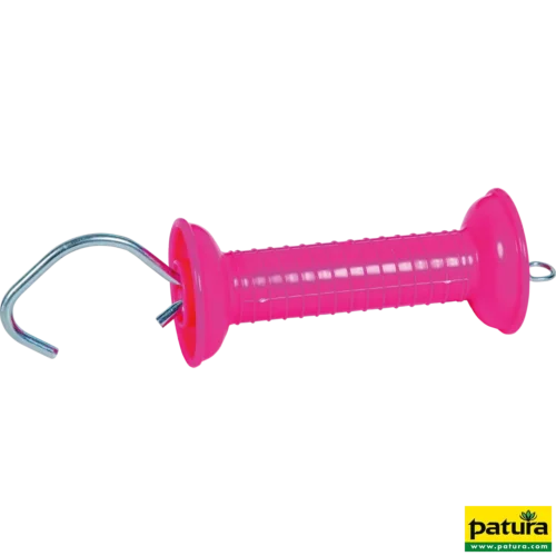 Poortgreep met trekveer en haak rose