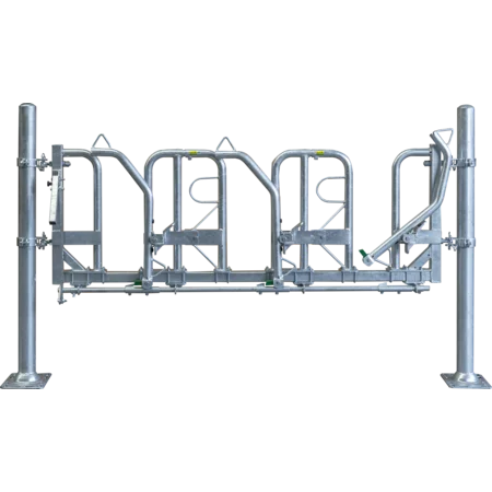 Modulair zweeds voerhek voor grootvee