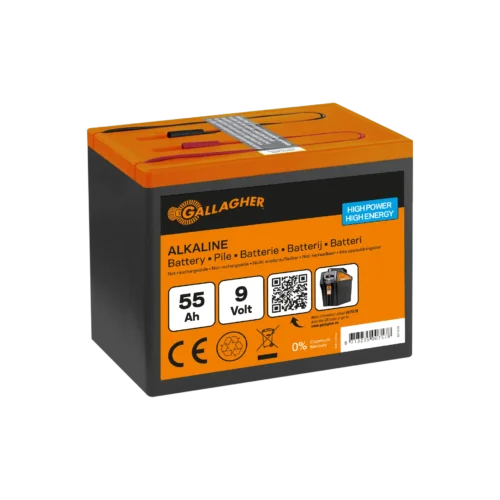 9 Volt 55Ah Batterij