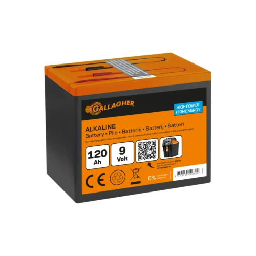9 Volt 120Ah Batterij