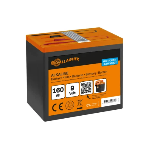 9 Volt 160Ah Batterij