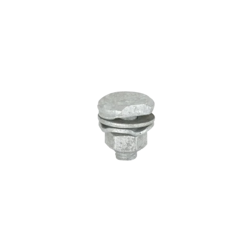 Draadklem rond met moer (10 stuks)