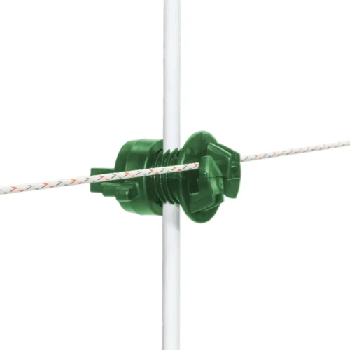 Schroefisolator groen voor paal 8,5-13mm (20 stuks)