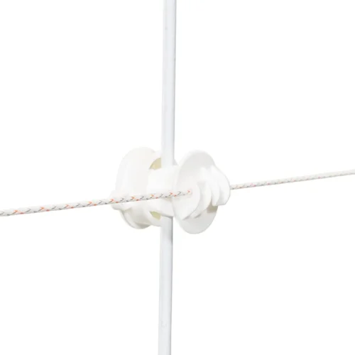 Schroefisolator wit voor paal 6-14mm (10 stuks)