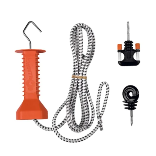 Doorgangsset elastisch cord Wit 3/6m (per stuk)