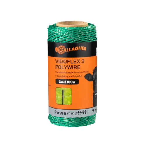 Vidoflex 3 PowerLine groen schrikdraad 100 meter op rol
