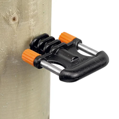 2-weg poortgreepanker zwart hout (5 stuks)