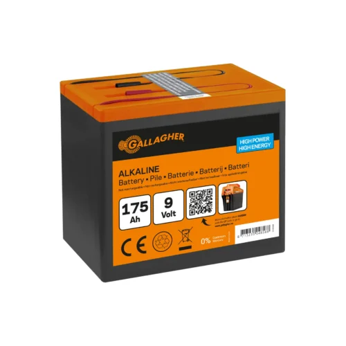 9 Volt 175Ah Batterij