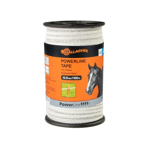PowerLine lint 12,5mm Wit 100 meter op rol