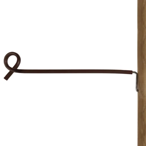 Afstandisolator krulstaat hout 40cm Terra kleur (10 stuks)